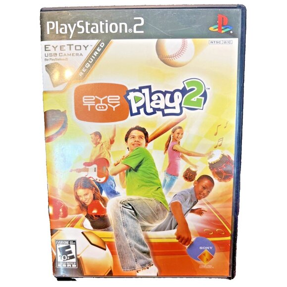 EyeToy Play 2 PlayStation 2 Game With Manual & Case - Picture 1 of 4